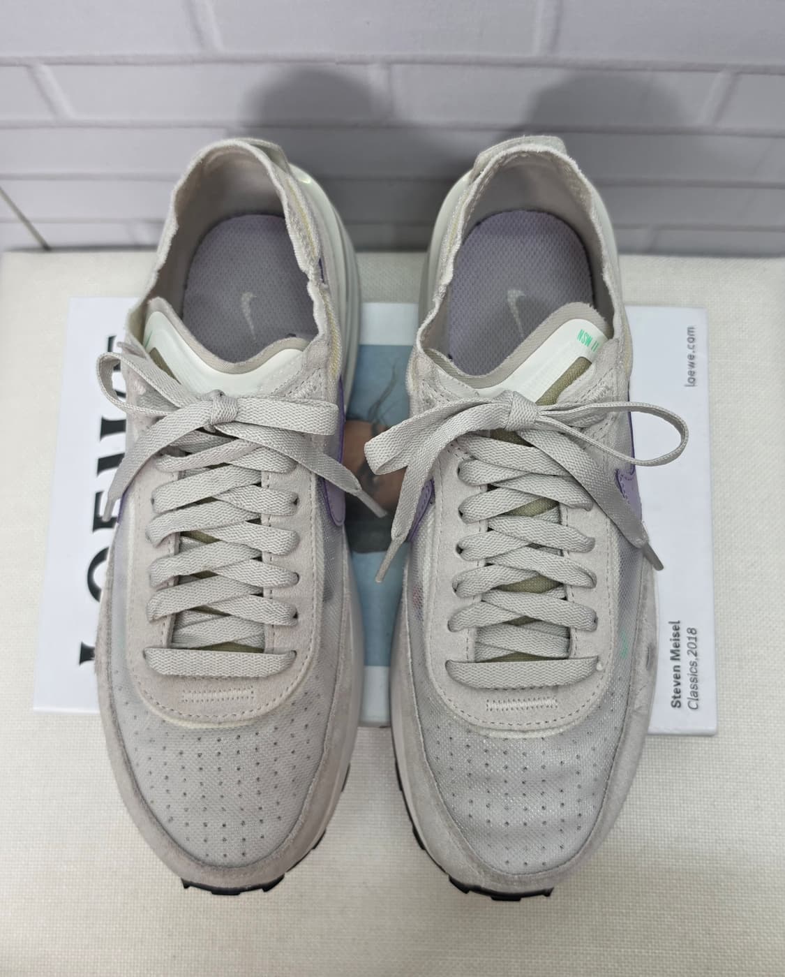 나이키 와플 원 써밋화이트 스니커즈 운동화 240사이즈 상품이미지5