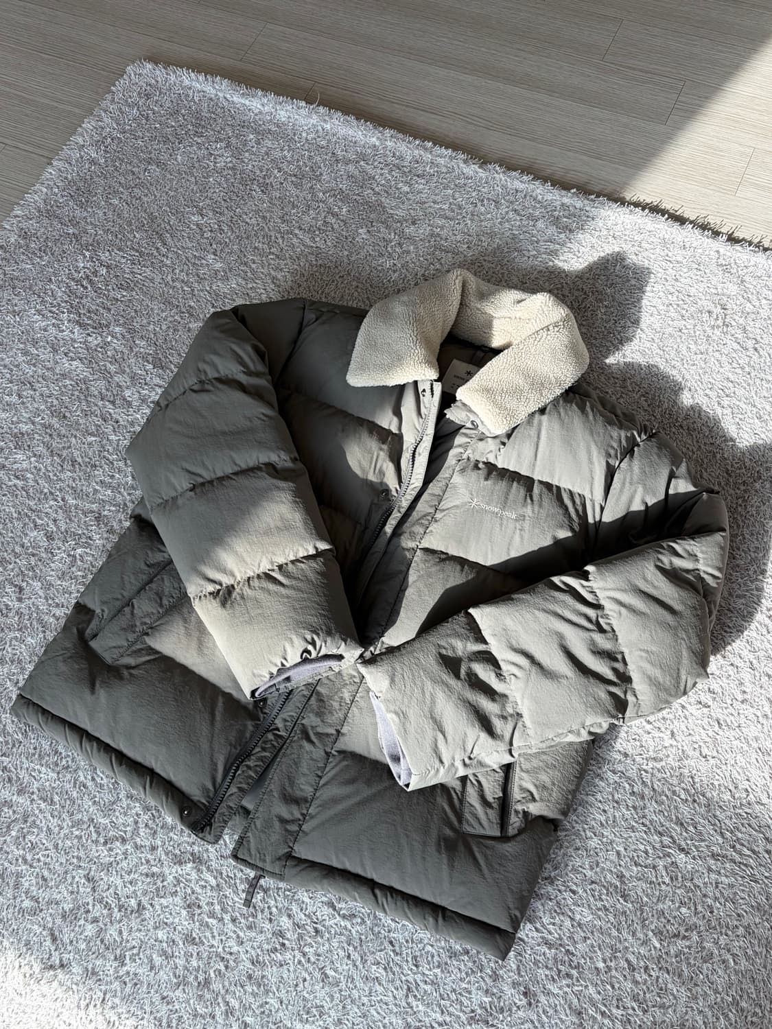 스노우피크 부클넥 패딩 카키 상품이미지1