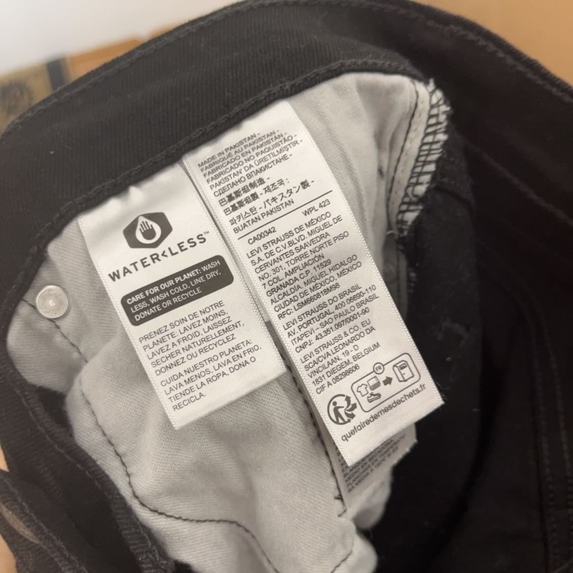 리바이스 559 블랙진 데님 흑청바지 30인치 C06304 상품이미지4