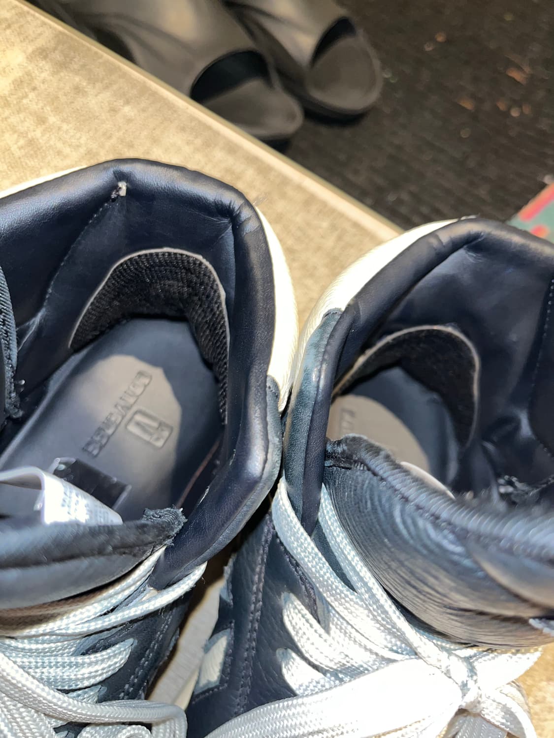 컨버스 x 릭오웬스 다크쉐도우 터보웨폰 블랙크림 상품이미지8