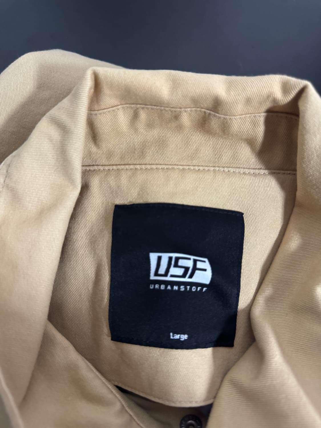 URBANSTOFF 어반스터프 베이지 버큰 코치 자켓 L 상품이미지3