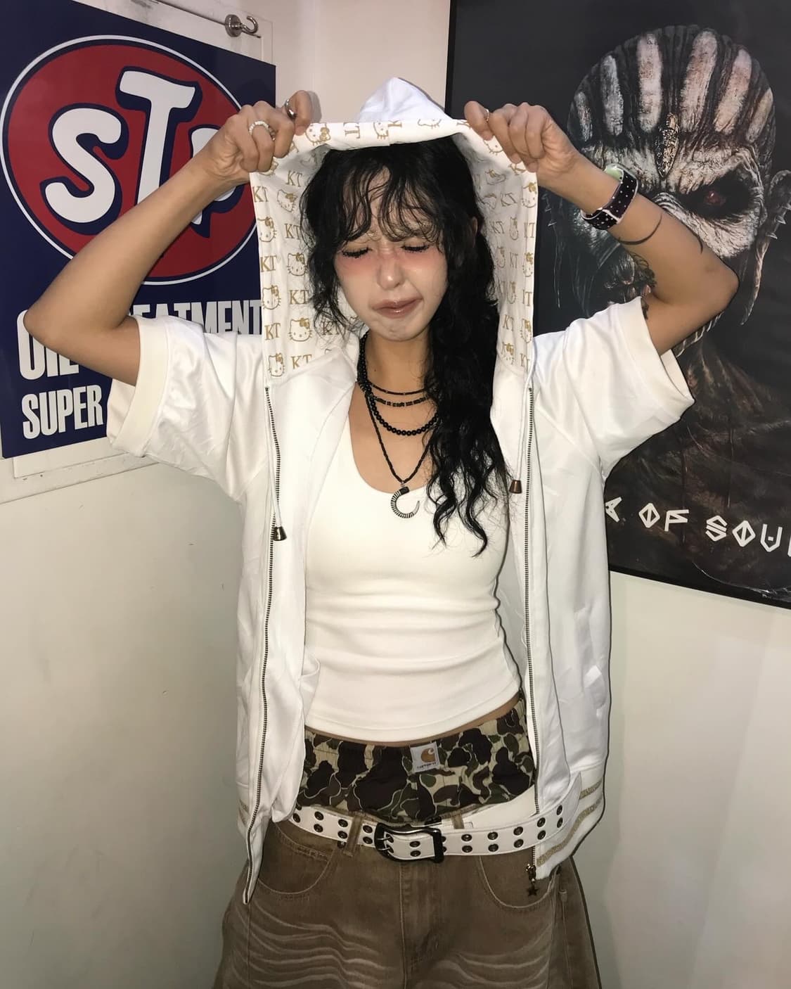 Hello Kitty Hood Jersey 상품이미지1