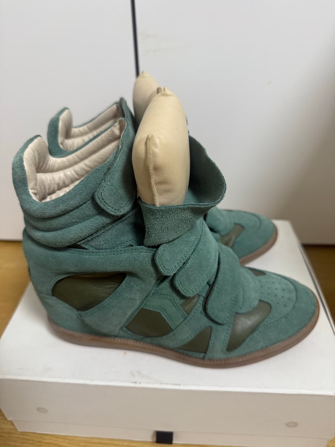 이자벨마랑 베켓 하이탑 스니커즈 그린 초록 38 상품이미지4