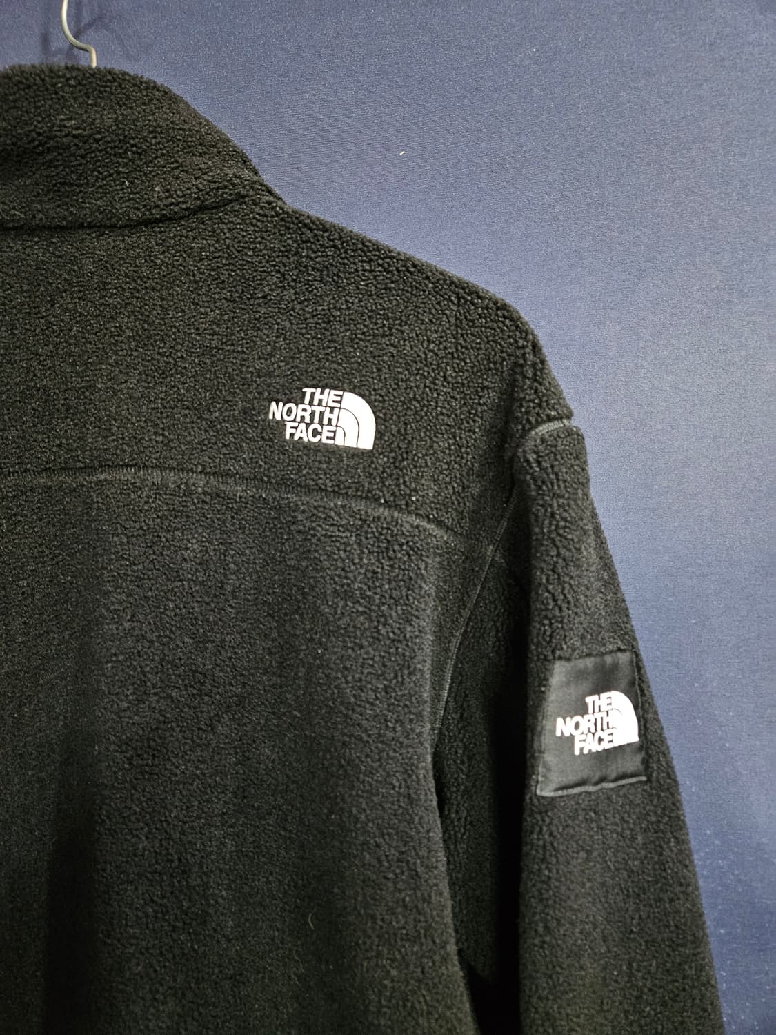 노스페이스 블랙 남성 세미오버핏 105~110 후리스 집업자켓  상품이미지9