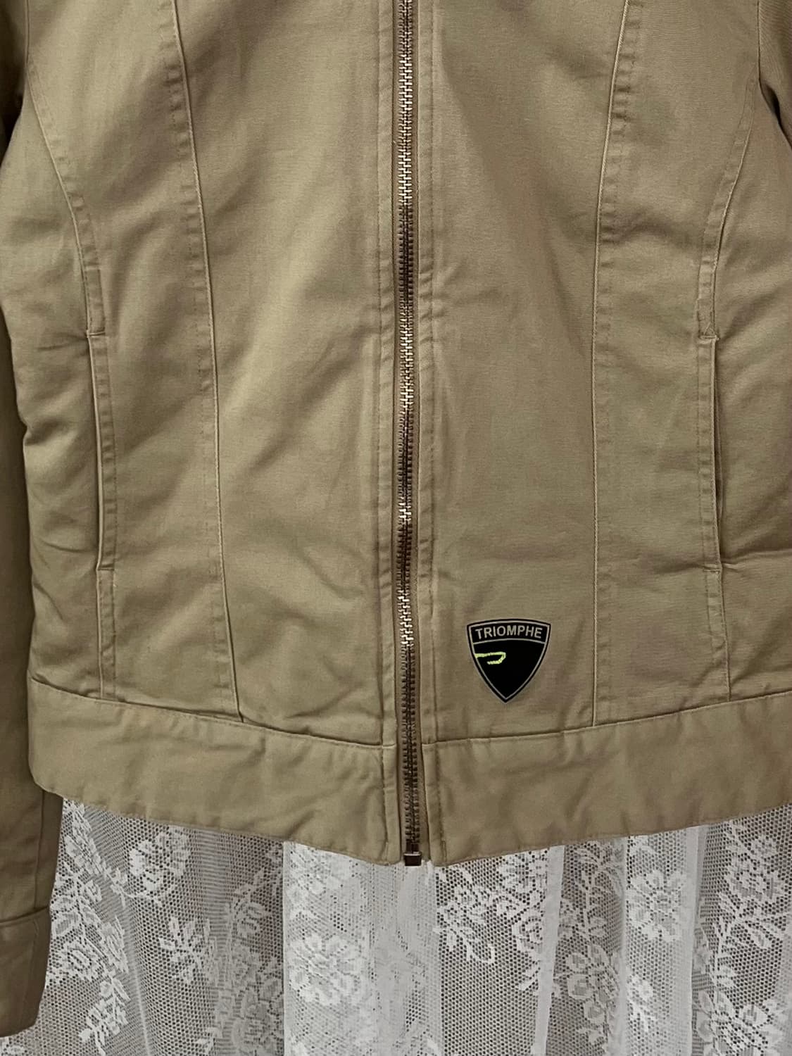 S) 디젤 빈티지 여성 누빔 안감 자켓 베이지 상품이미지3