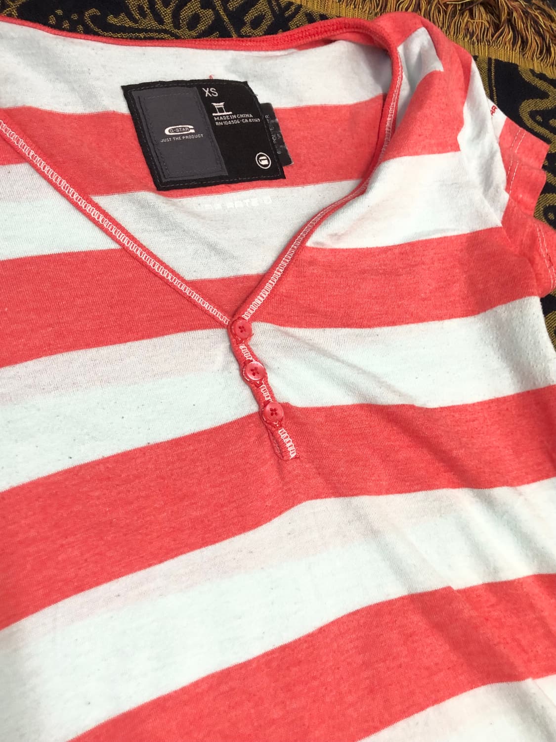 G-STAR striped henley top 상품이미지7