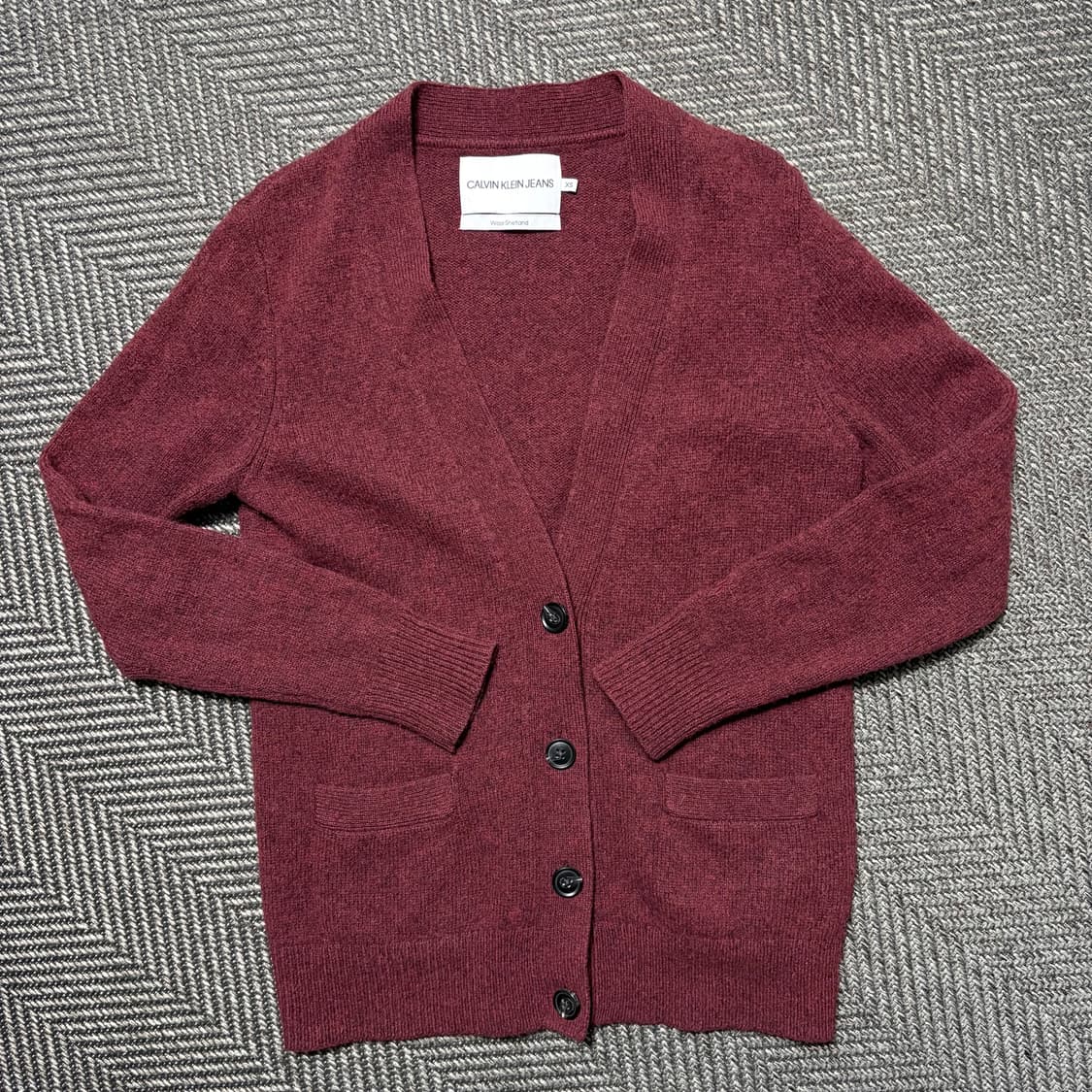 캘빈클라인 진 울 쉐틀랜드 가디건(XS) 상품이미지1