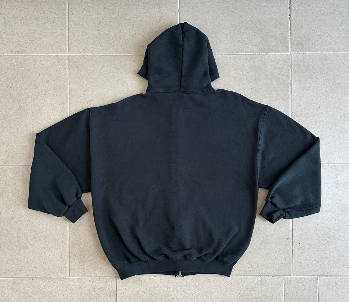 00s 빈티지 러셀 후드집업 블랙 L 상품이미지2