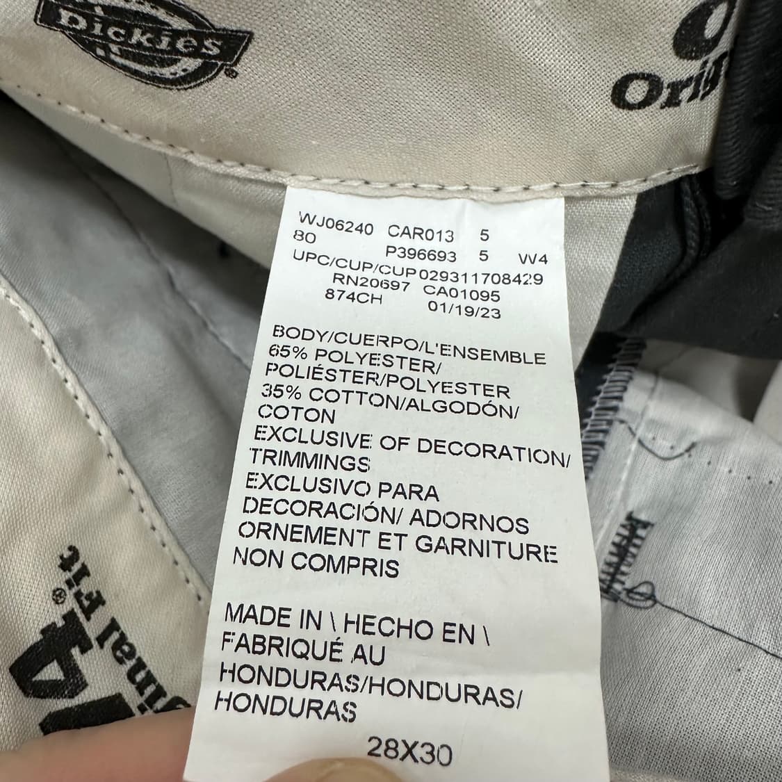 Dickies 디키즈 874 면바지 워크팬츠 28인치 상품이미지9