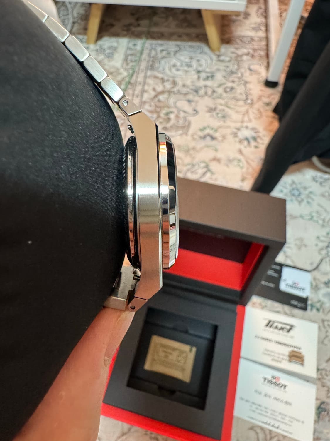 티쏘 prx 35mm 아이스블루 파워매틱 80 상품이미지4