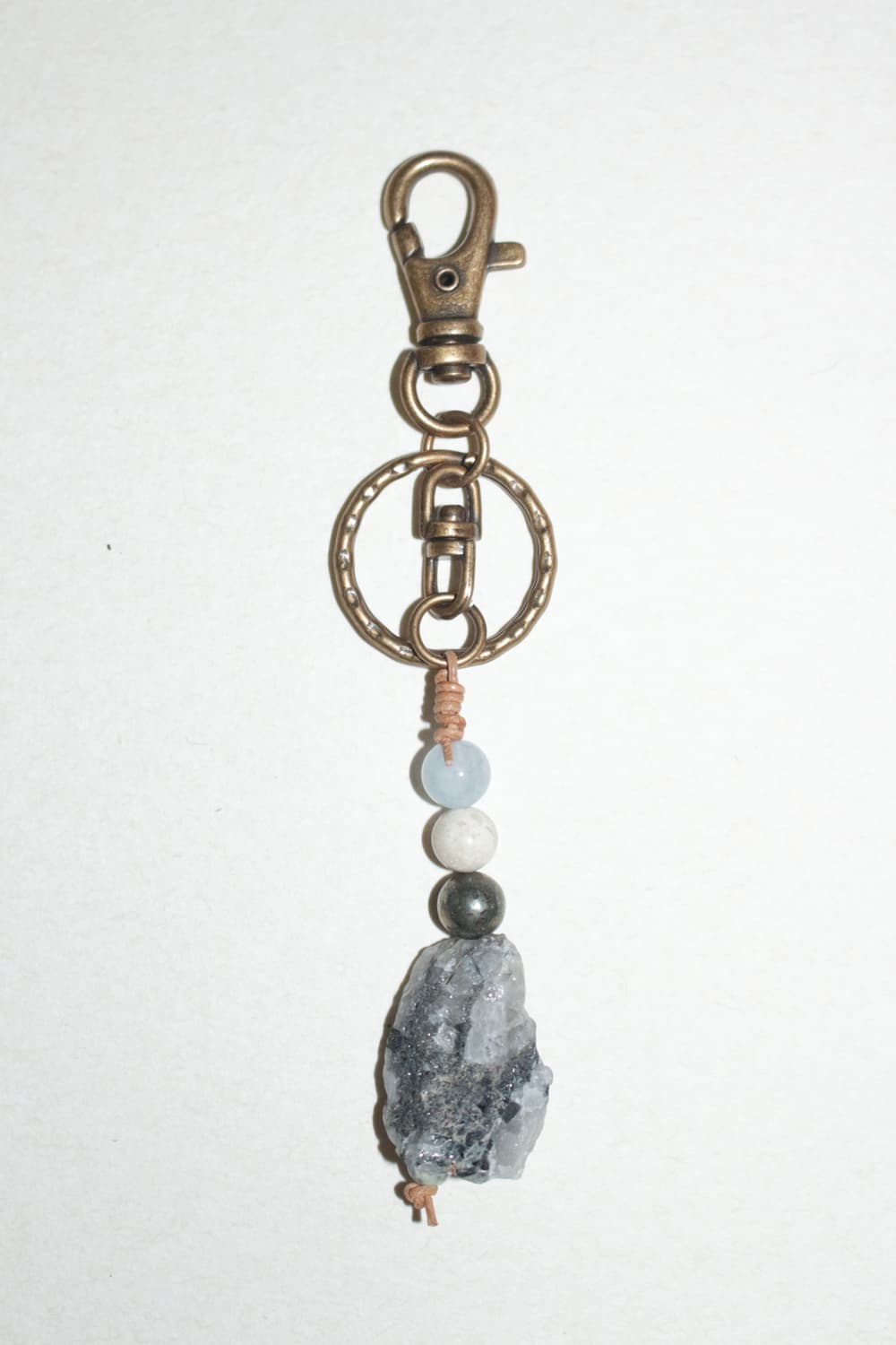 석영-아쿠아마린 열쇠고리 상품이미지1