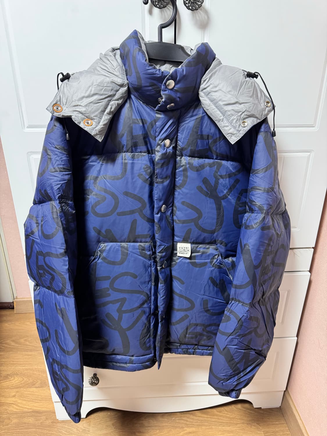 예스 아이씨 Hooded Down Jacket Navy 상품이미지3