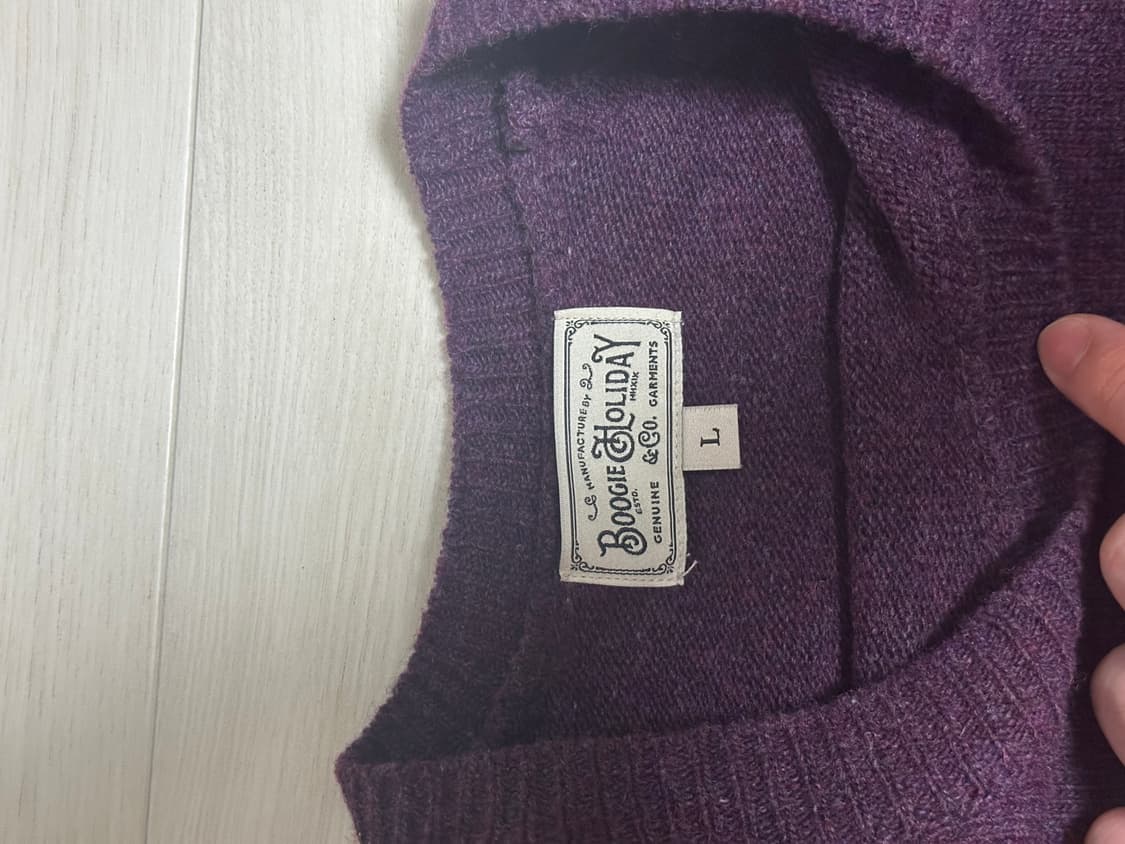 부기홀리데이 니트 새상품 상품이미지4