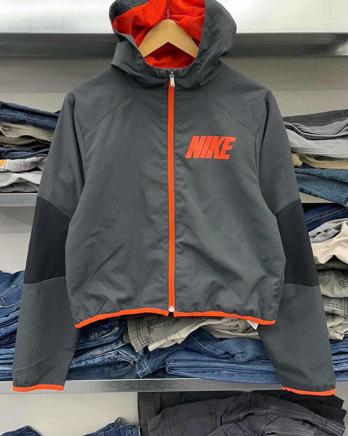 (WOMEN)나이키 크롭 후드 바막-M1888 상품이미지3