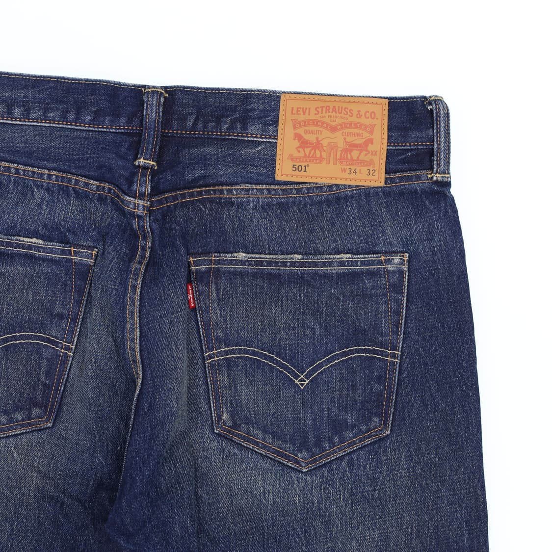 34 리바이스 501 셀비지 데님 팬츠 N7506 상품이미지3