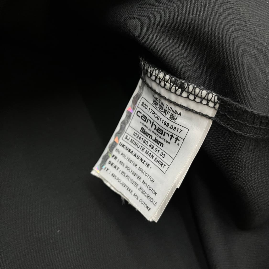 칼하트 블랙 셔츠자켓 S 상품이미지7