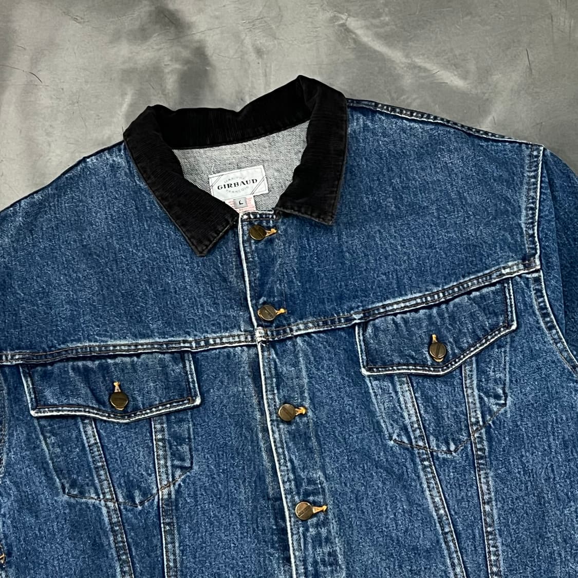  마리떼 프랑소와저버 코듀로이 카라 데님 트러커 자켓 y15938 상품이미지3