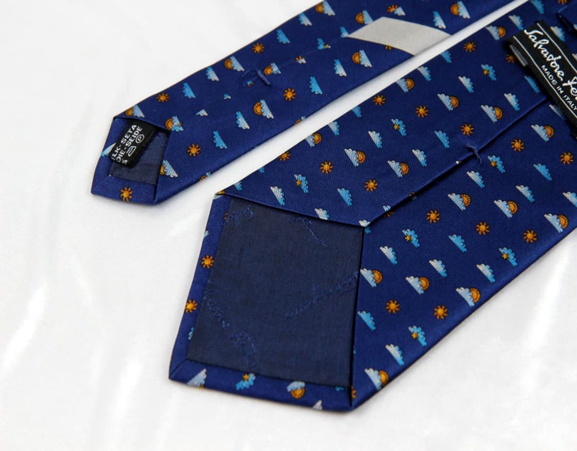 페라가모 9.4cm A+등급 남자 명품 넥타이 상품이미지4