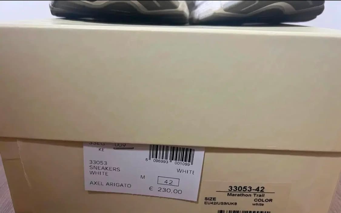 AXEL ARIGATO 마라톤 트레일 화이트 42/270사이즈 풀박스AX 상품이미지5