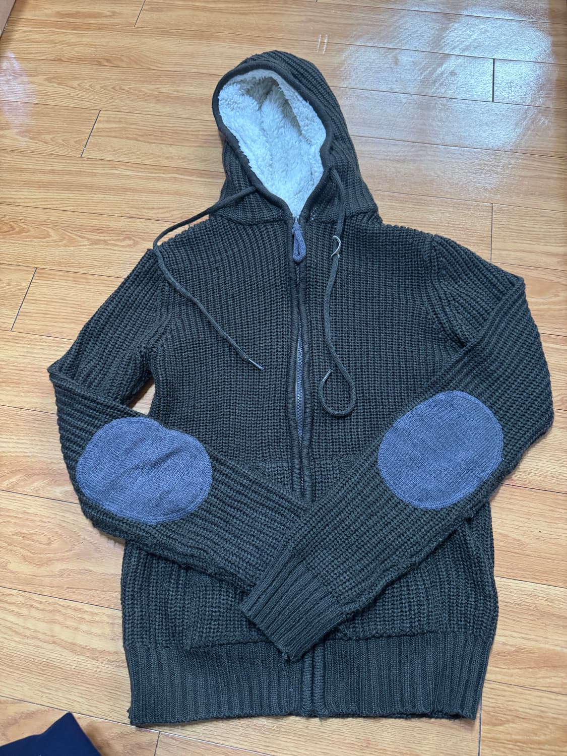 빈티지 니트 집업 상품이미지1