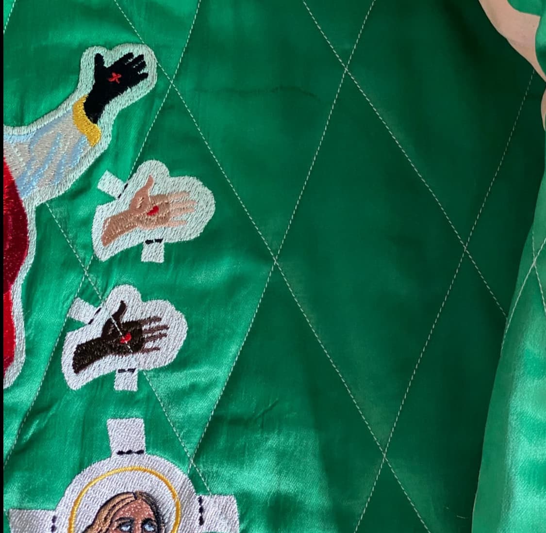 세인트 미카엘 리버시블 스카쟌 수베니어 자켓 상품이미지8