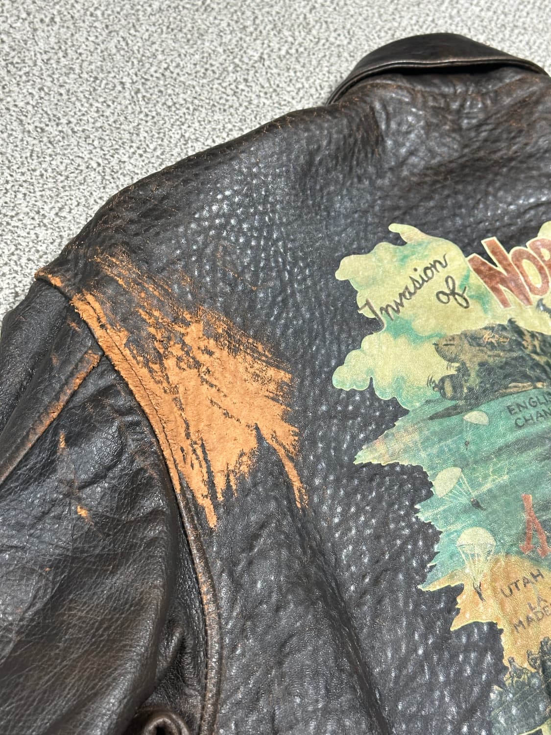 아비렉스 노르망디 a-2 레더자켓 M 상품이미지2