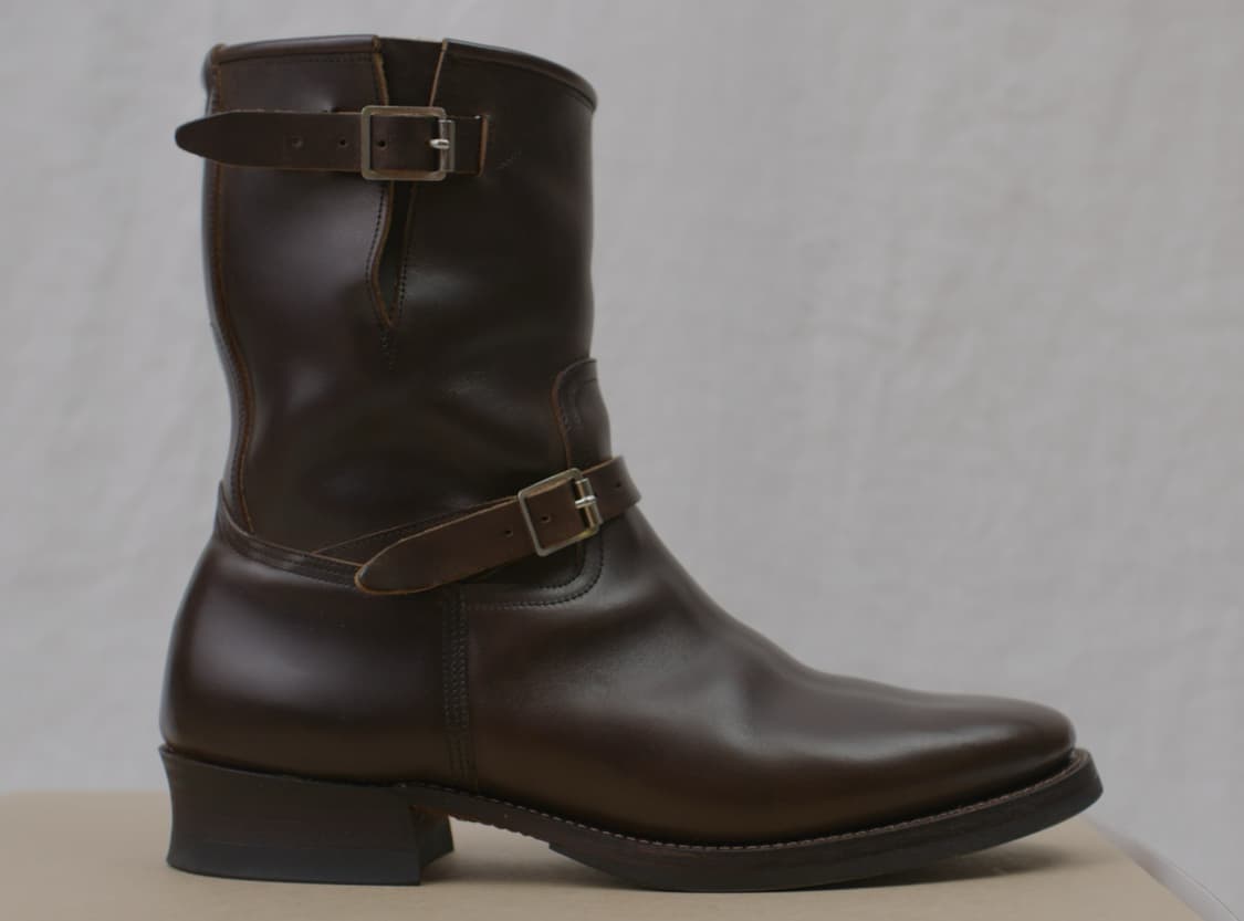 올드조 엔지니어 부츠 브라운 홀스벗 9.5 상품이미지5