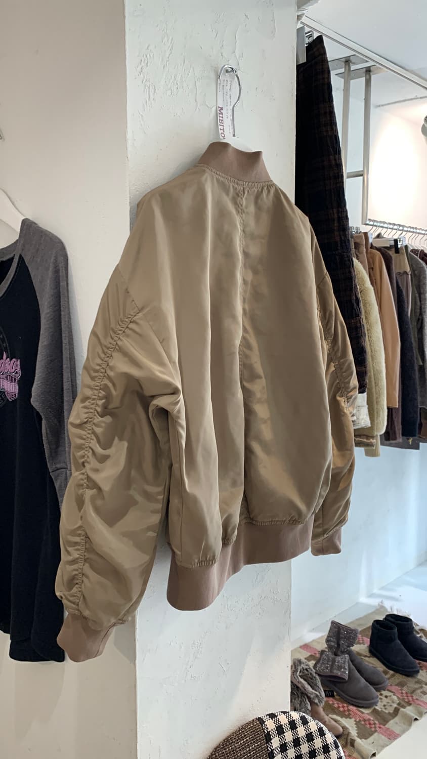 Shirring Bomber Jacket 상품이미지5