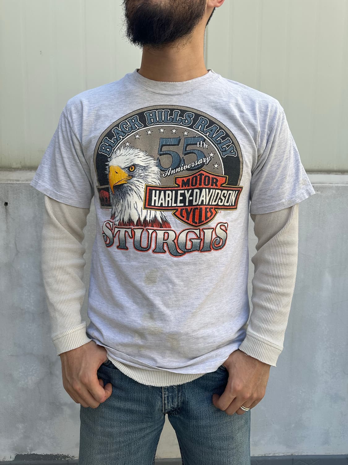 [할리데이비슨] •90s Vintage Sturgis Tee 상품이미지5