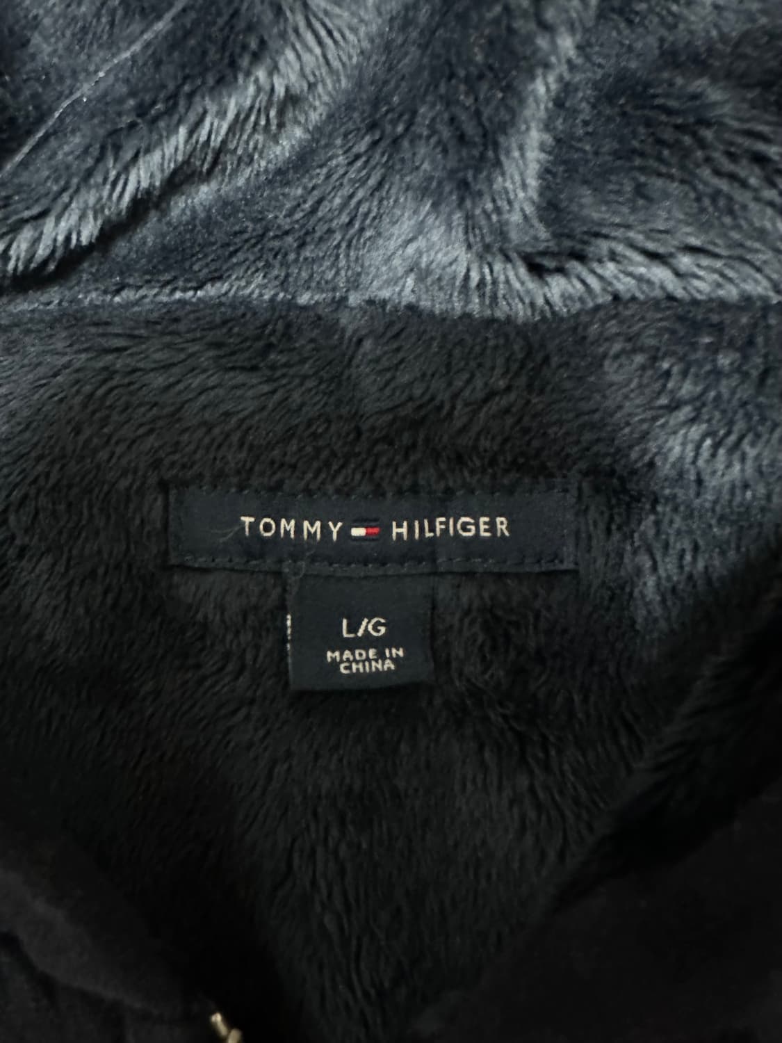 타미힐피거 안감털 네이비 후드집업 상품이미지4