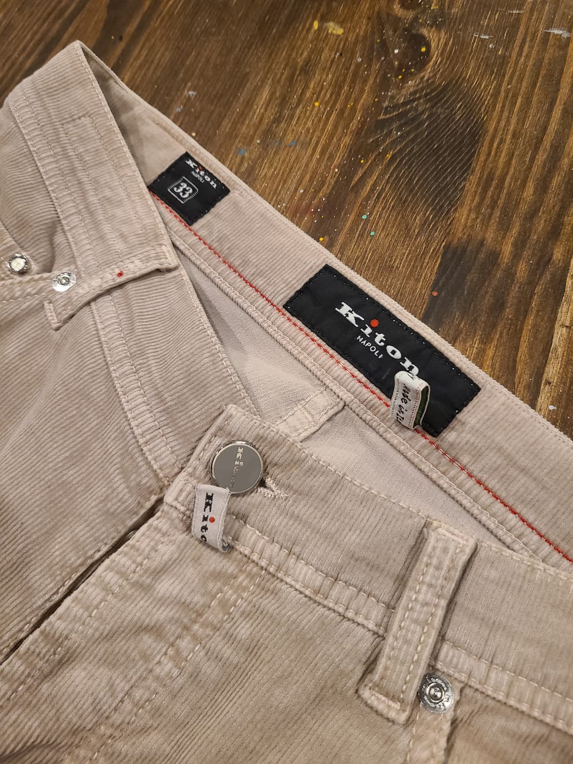 키톤 코듀로이팬츠 사이즈 32 상품이미지3