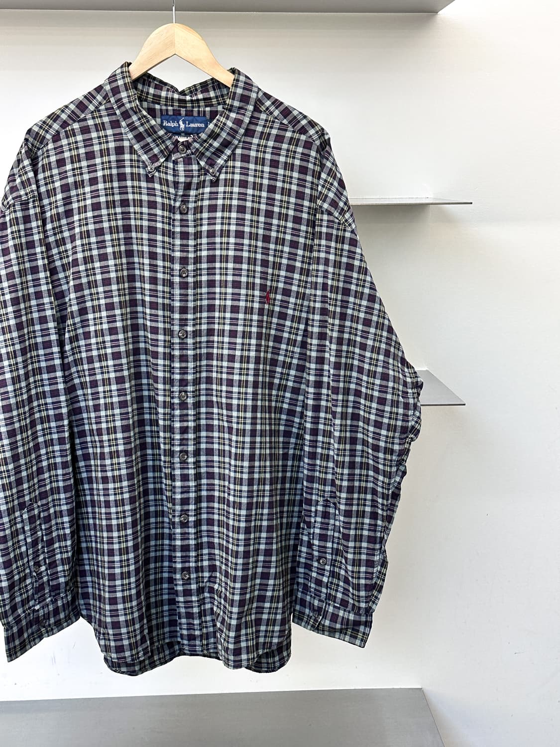 폴로랄프로렌 3XB 타탄 체크 빅 셔츠 상품이미지2