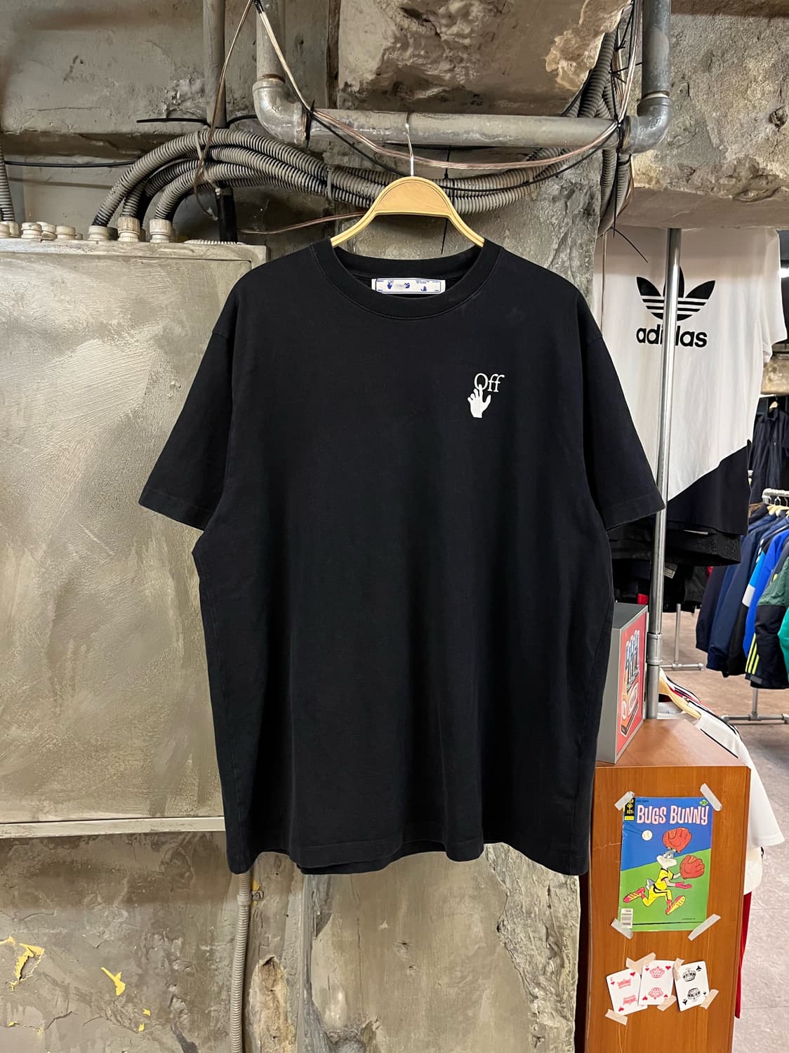 오프화이트 21ss 마커 애로우 반팔티 블랙 M #csz2750  상품이미지2