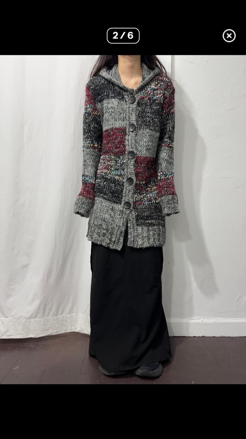 hood pattern cardigan 상품이미지2