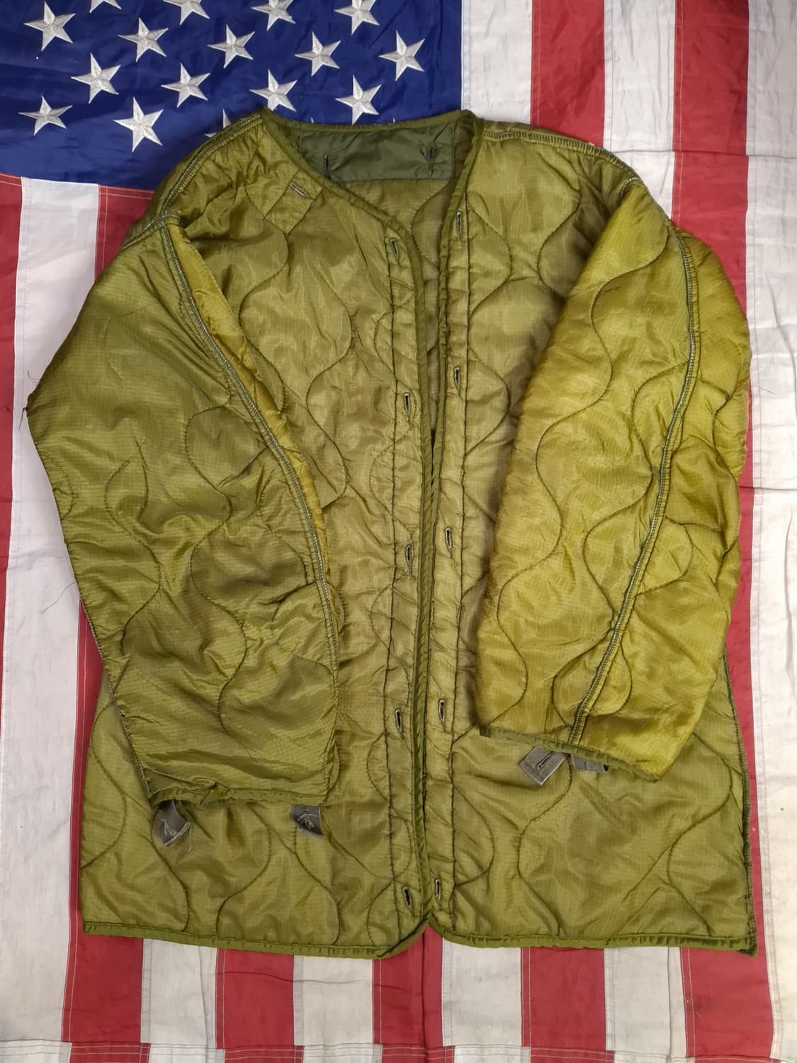 오리지날 미군 M-65 개파카 미듐사이즈 풀셋트 상품이미지2