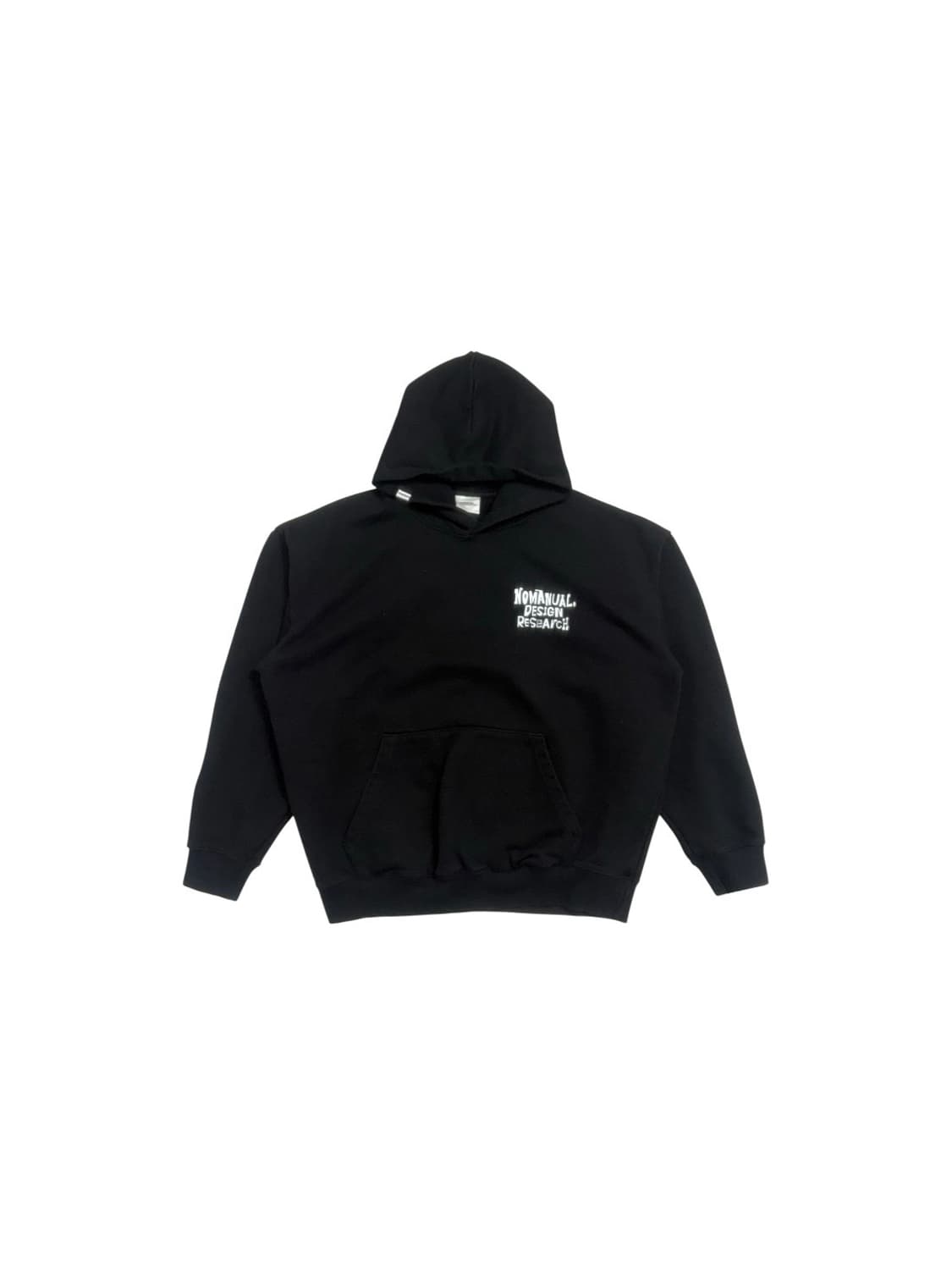 노매뉴얼 후드티 블랙 상품이미지1