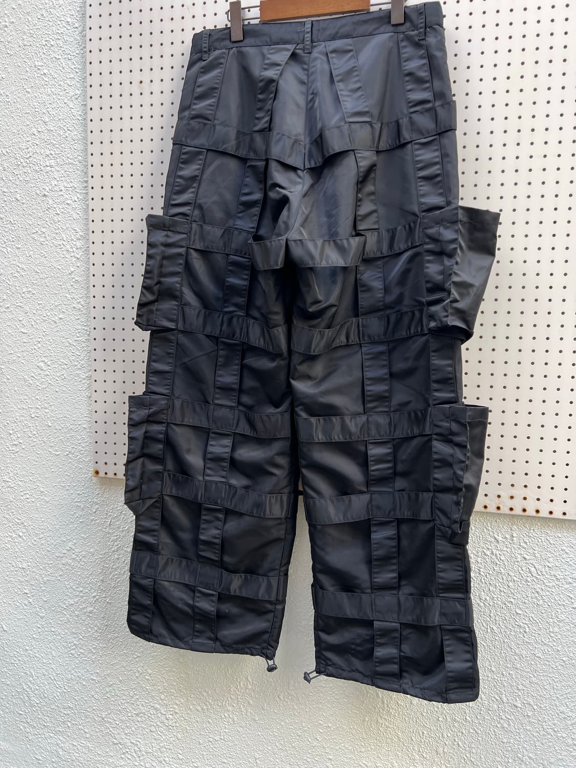 GS UK TECHNO WIDE PANTS 테크노 나일론 와이드 팬츠 상품이미지10