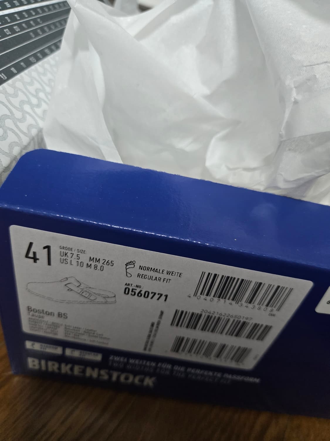 버켄스탁 보스턴 소프트 풋베드 타우페(레귤러) 상품이미지3