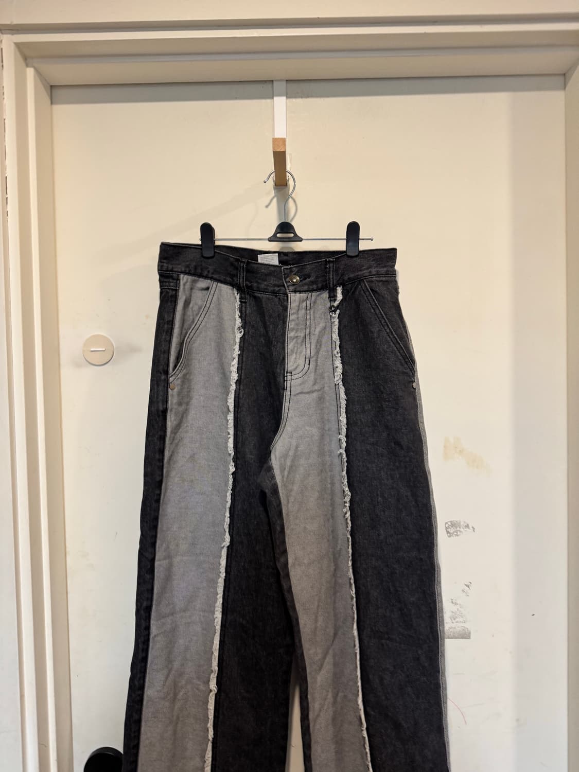 시티브리즈 배색 데님팬츠 상품이미지7