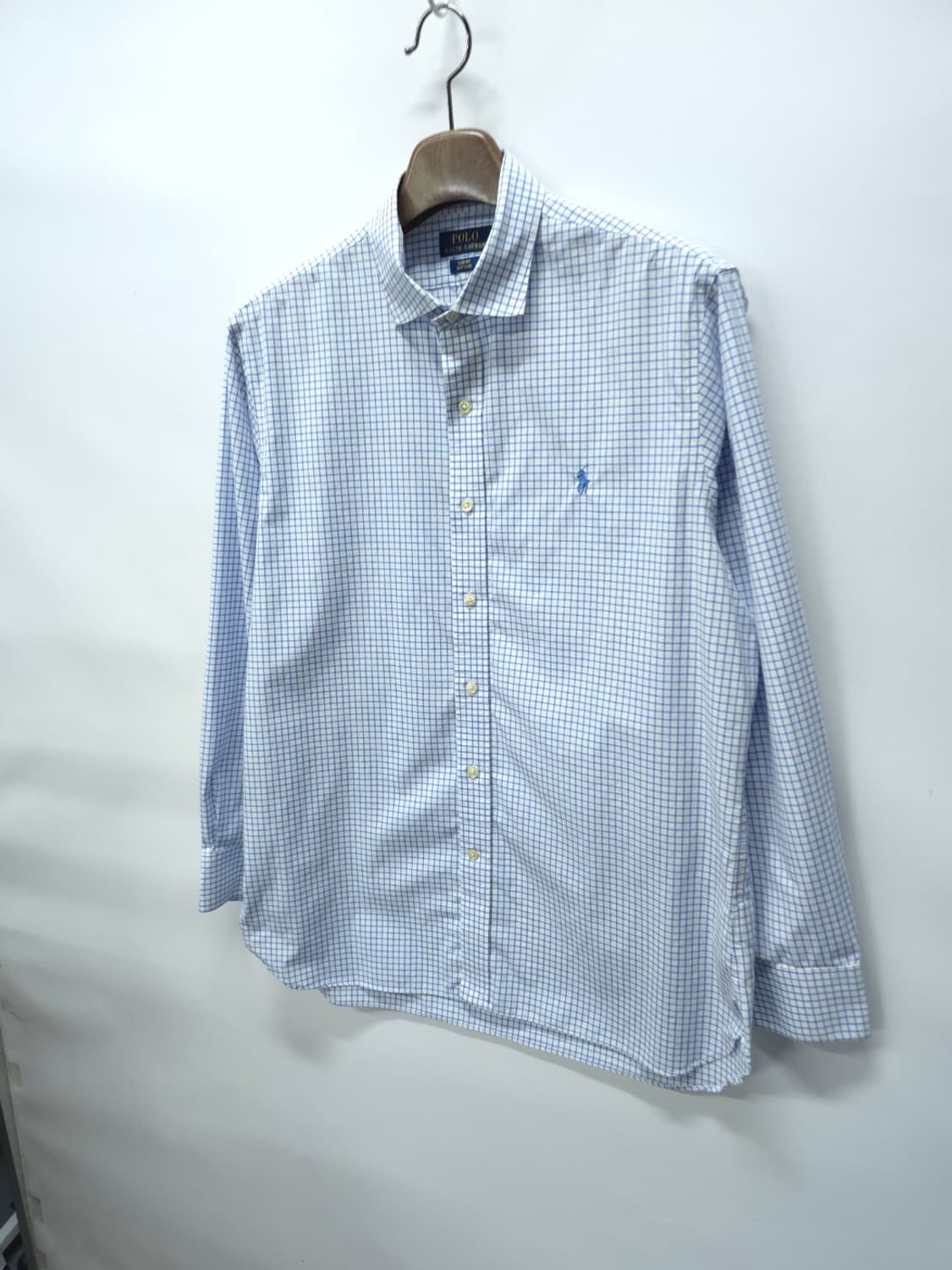 폴로랄프로렌 블루체크 셔츠 (110~115) 상품이미지2