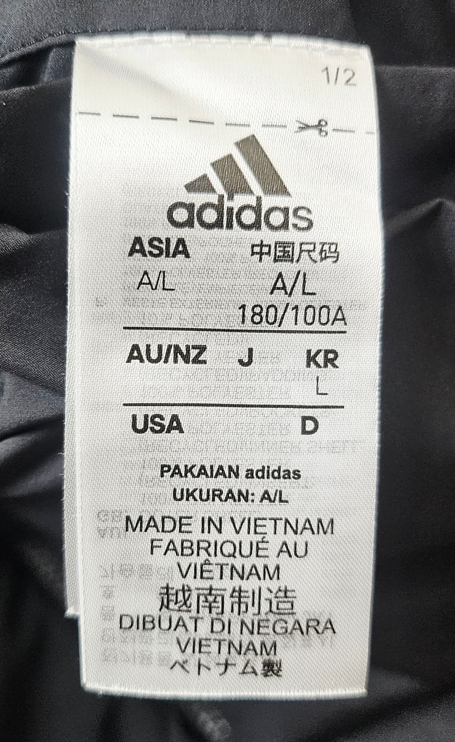 (100)L ☆초대장급☆ 아디다스 리버시블 [블랙] 쉐르파 후리스점퍼 상품이미지2