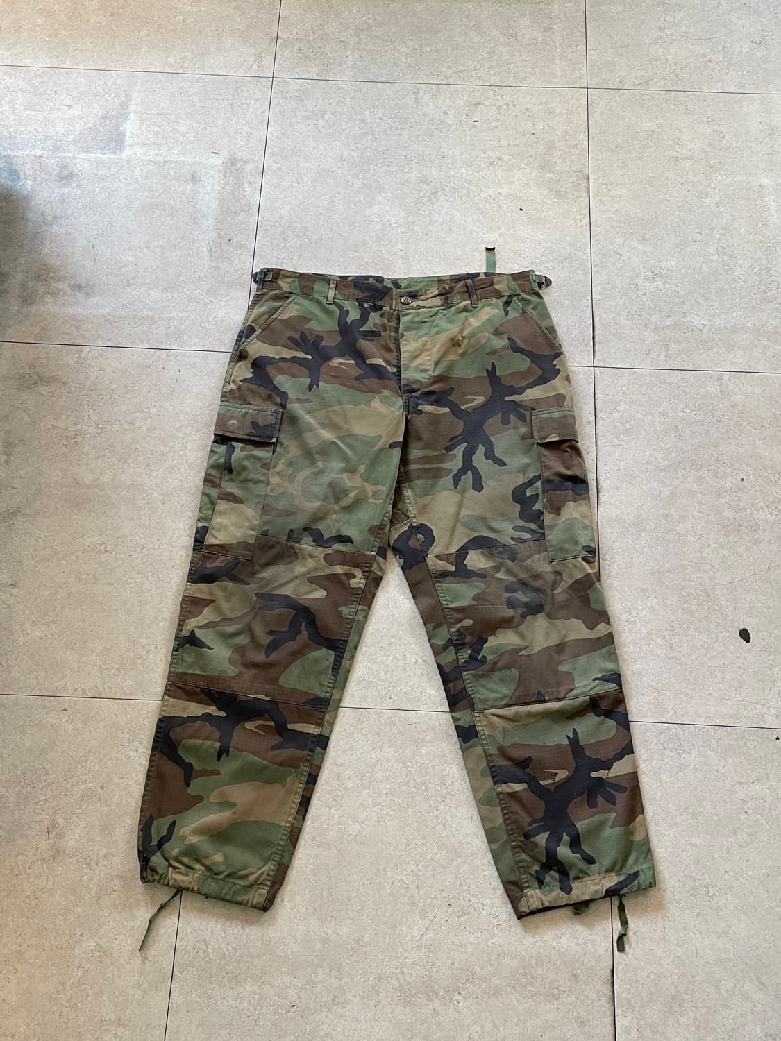 BDU 밀리터리 카고 바지 우드랜드 패턴 상품이미지3