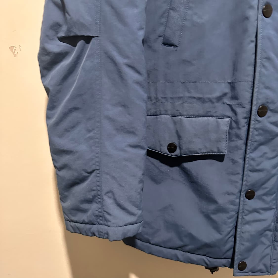 칼하트 블루 퍼 후드 패딩  상품이미지3