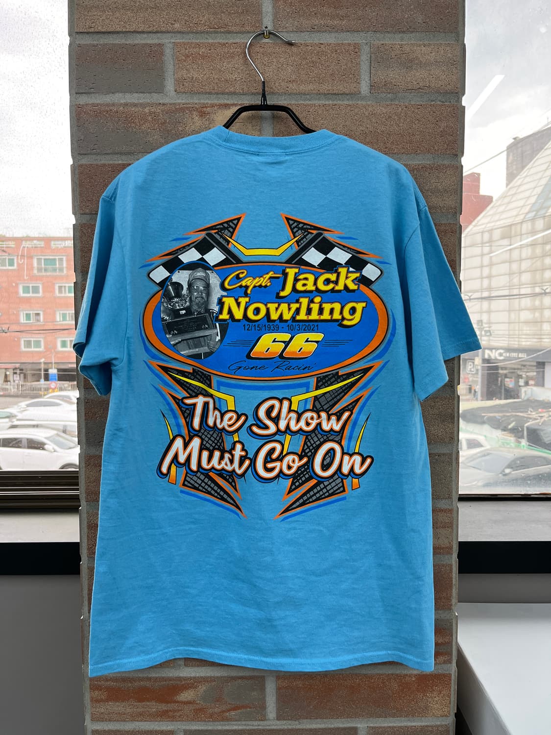 빈티지 레이싱 프린팅 반팔 티셔츠 상품이미지8