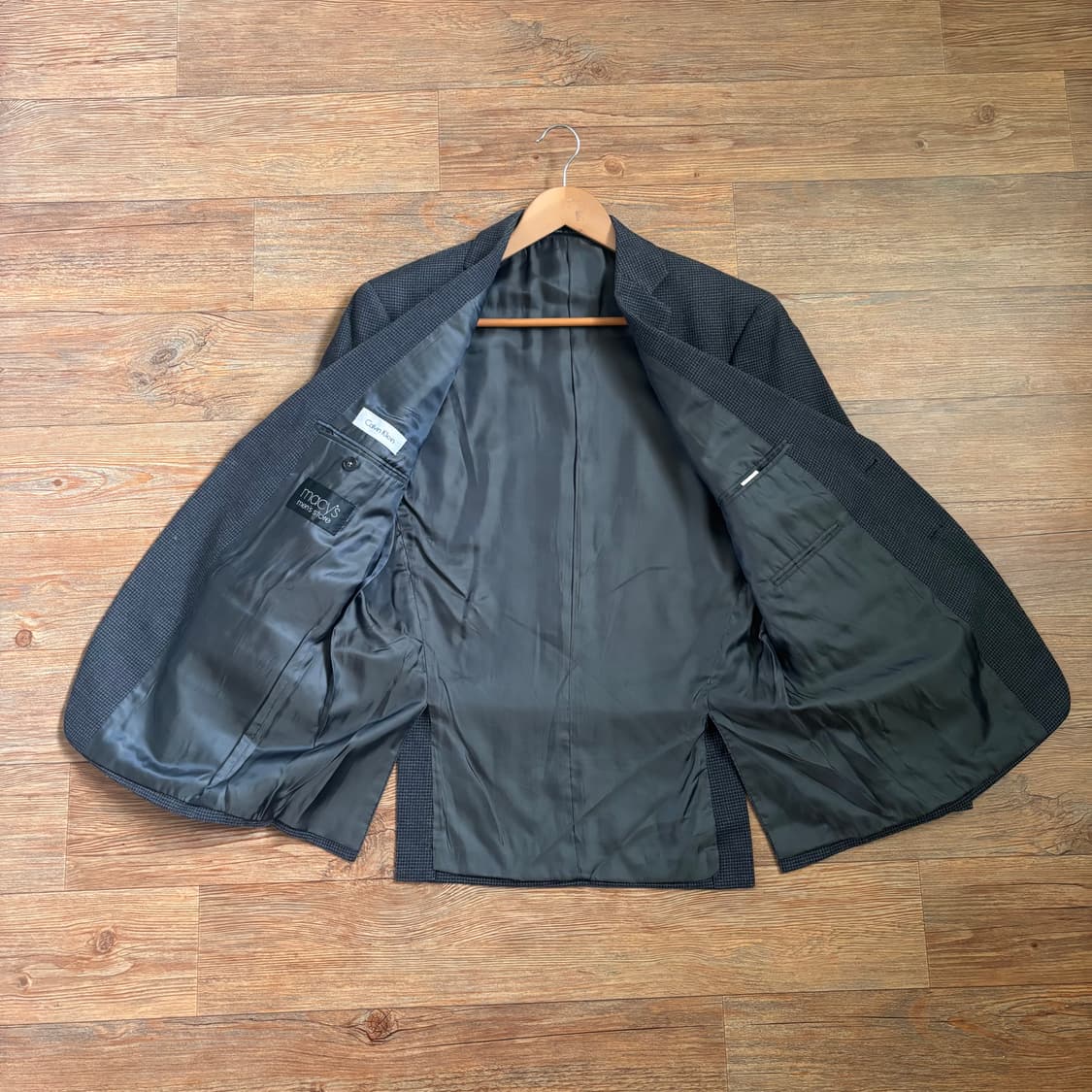 캘빈클라인 95 자켓 미국 메이시 백화점 수입 정품 울실크 상품이미지8