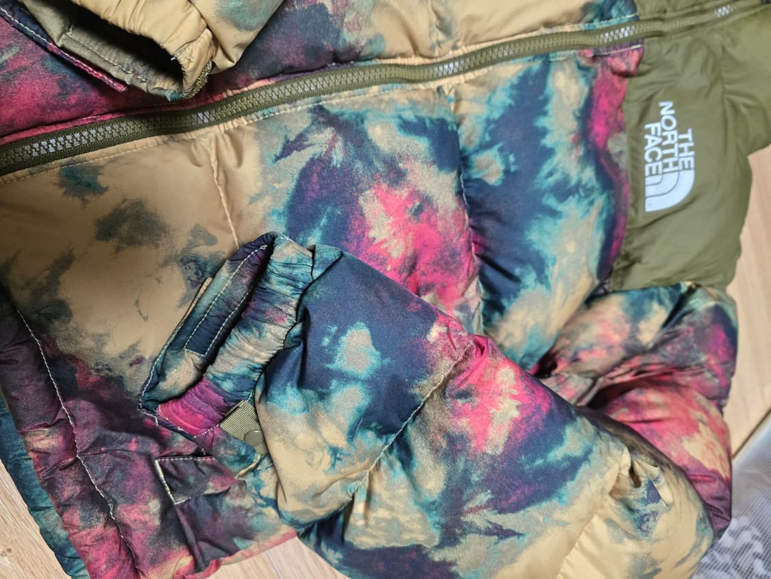 노스페이스 1996 레트로 눕시 타이다이 카키 올리브 패딩 S 상품이미지8