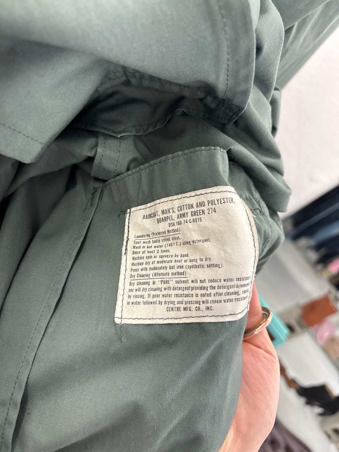 US 밀리터리 트렌치 코트 상품이미지8