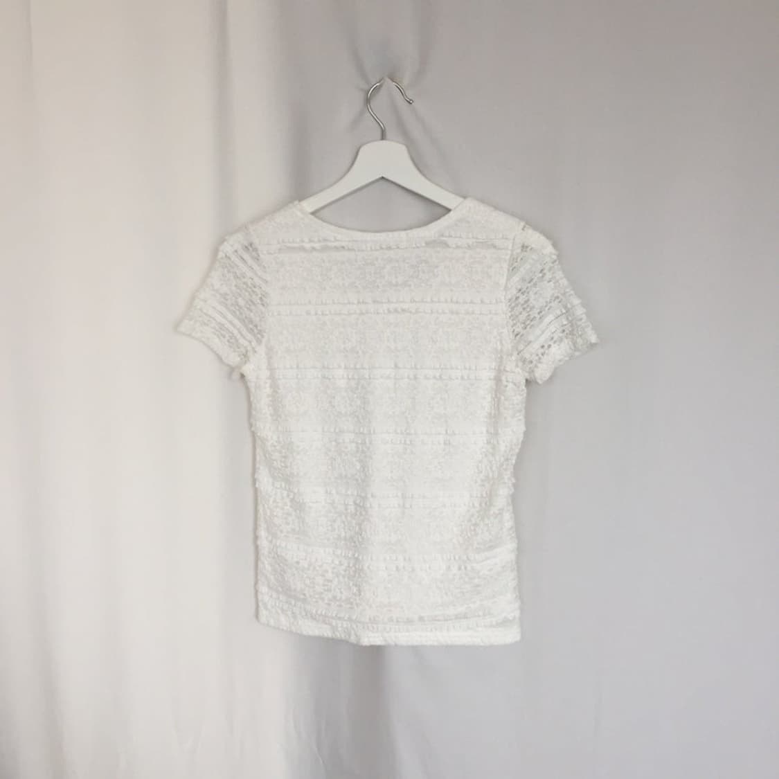 686. pure white lace T 상품이미지3