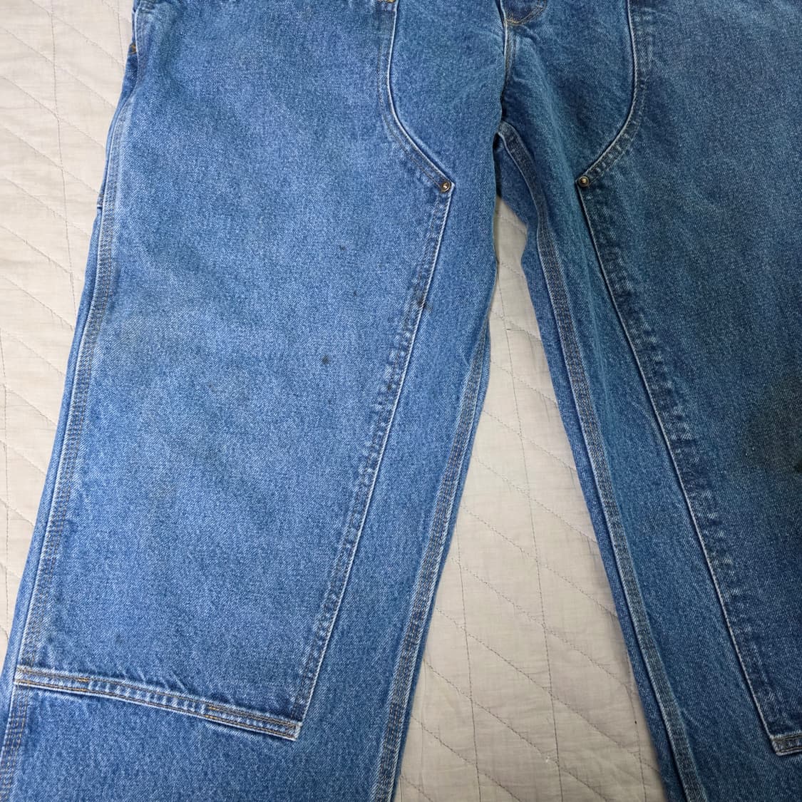 [40X32] 빈티지 칼하트 더블니 B73 DST 데님팬츠 굿 B19 상품이미지3