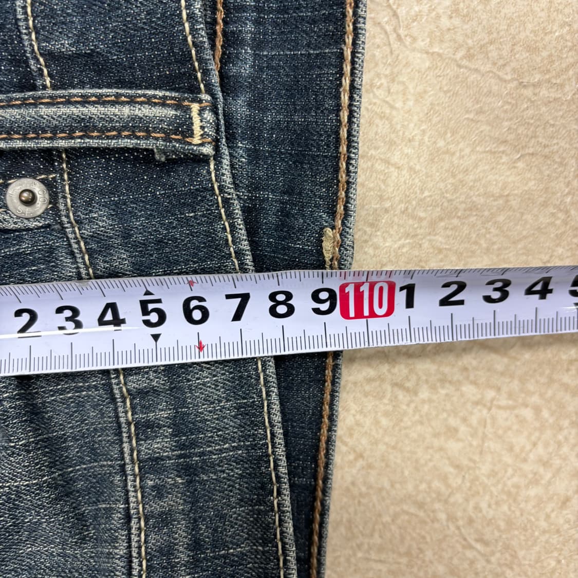리바이스 505 워싱 데님 팬츠 상품이미지4